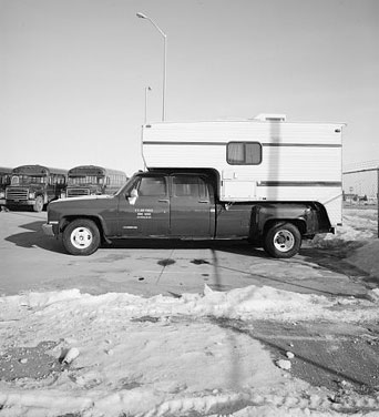 Typical camper used by alert teams