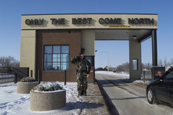 Minot AFB Main Gate 2002