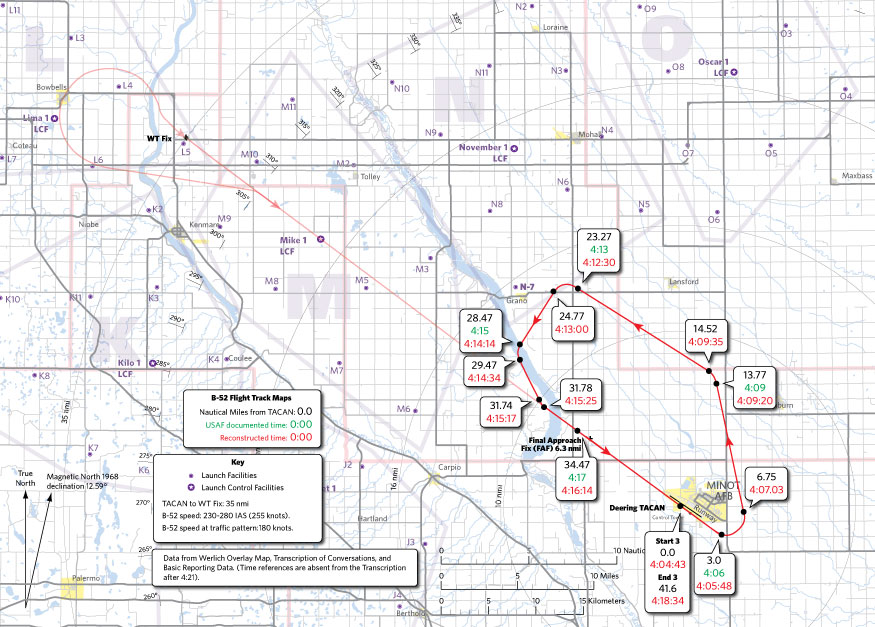Minot AFB Case/Reference Map