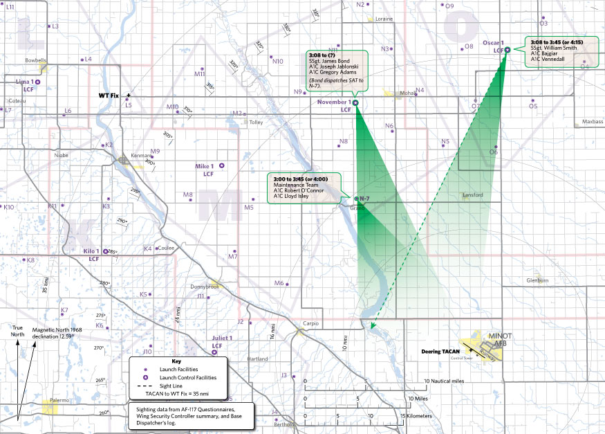 Minot AFB Case/Reference Map