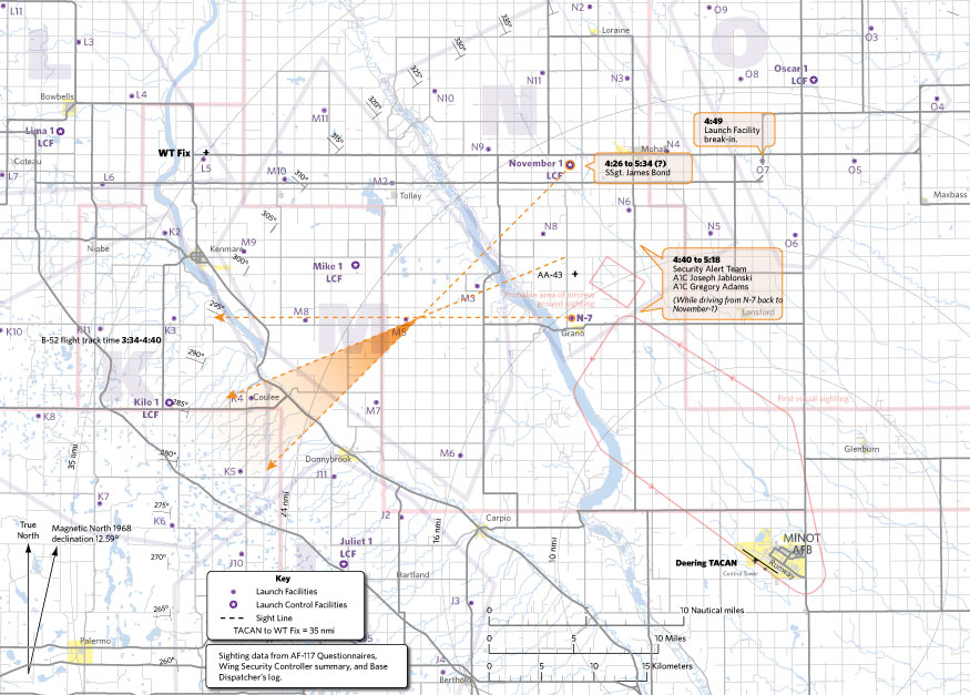 Minot AFB Case/Reference Map