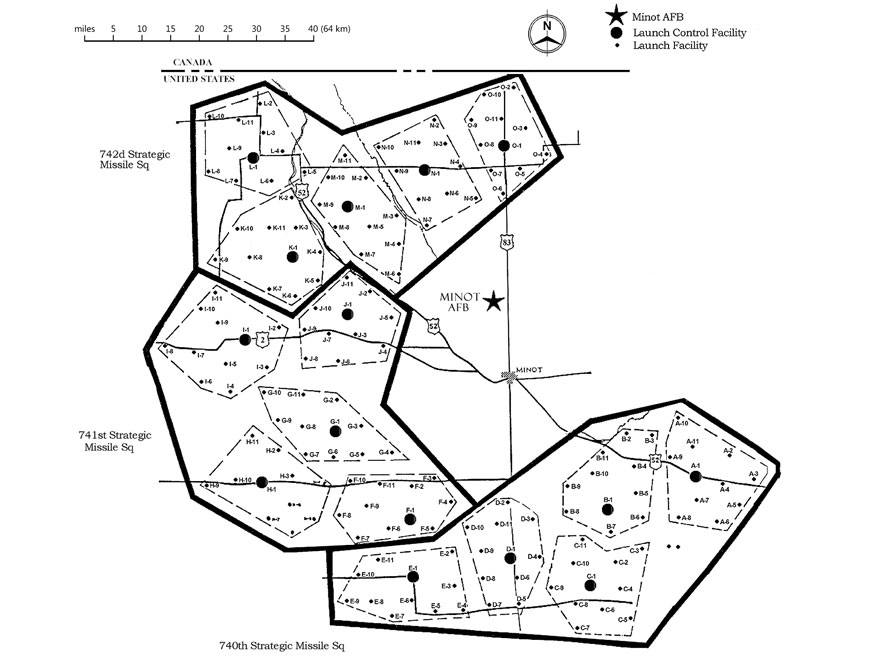 Minot AFB Case/Reference Map