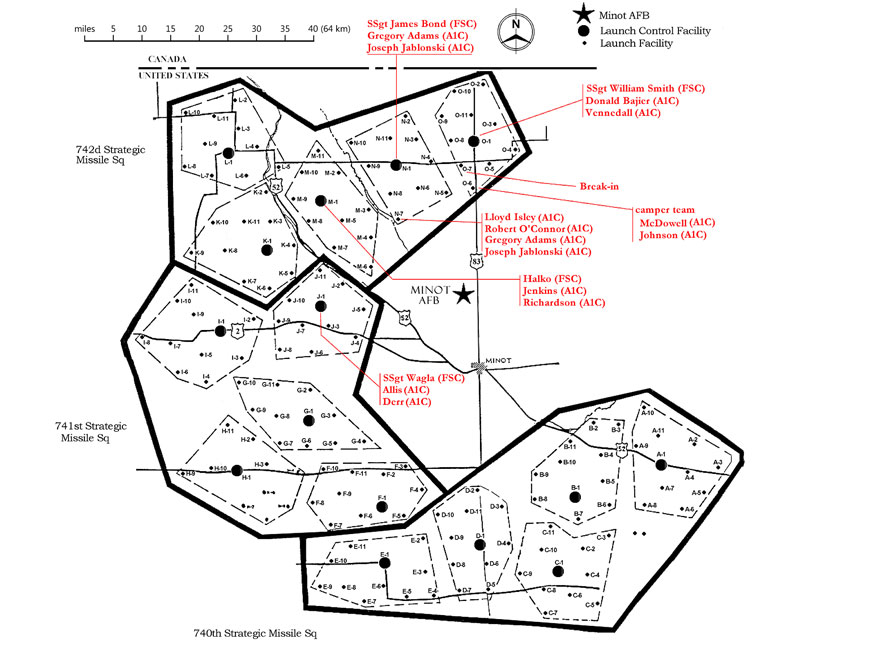 Minot AFB Case/Reference Map