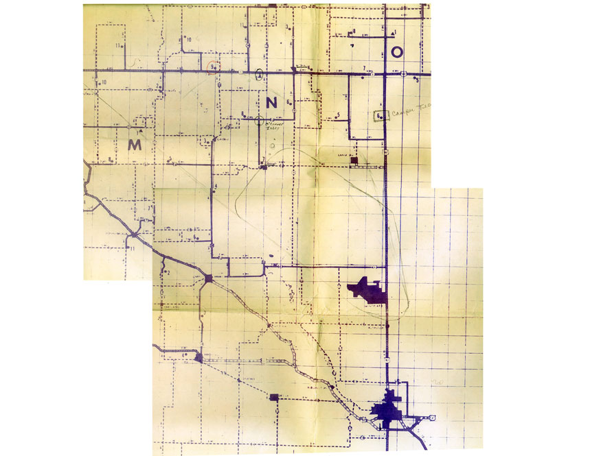 Minot AFB Case/Reference Map