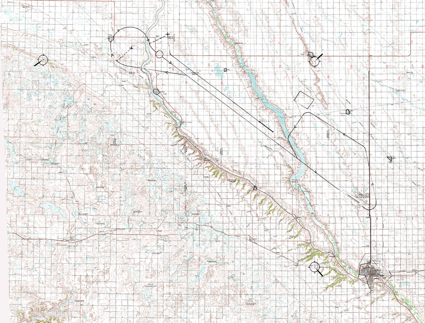 Minot AFB Case/Reference Map